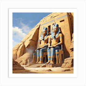 Egyptian Temple 2 Art Print