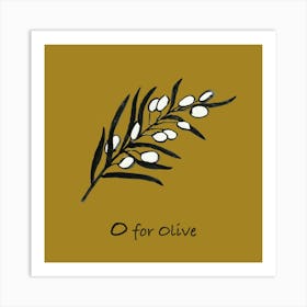 Olive 16x16 Art Print