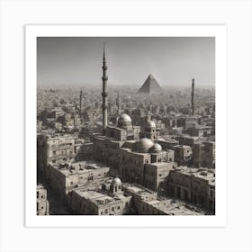 Egypt Cityscape Art Print