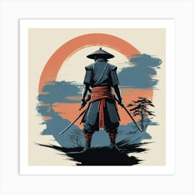 Samurai Warrior 1 Art Print