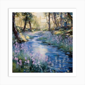 Woolen Gardens: Sarah's Blossoming Dreams 1 Art Print