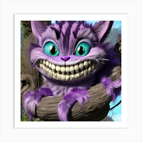 The Cheshire Cat T60wsd74 Upscaled Art Print
