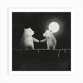 Polar Bears Art Print