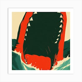 Great White Shark Art Print