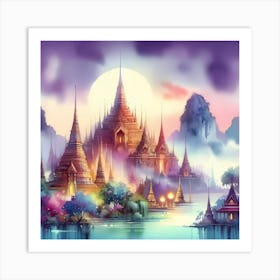 Thailand City Art Print