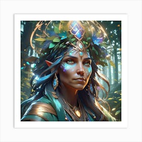 Elven Woman Art Print