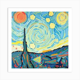 Starry Night 15 Art Print