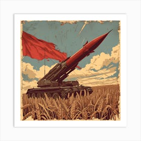 Soviet Space Rocket Launcher Art Print
