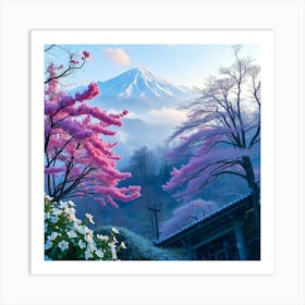 Beautiful places and mountain Art Print