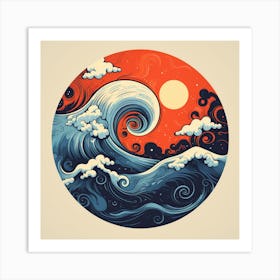 Great Wave 5 Art Print