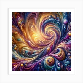 Swirling Swirls Art Print