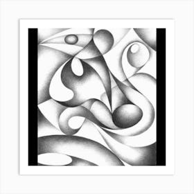 Abstract Drawing Art Print