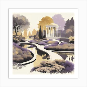 a Palladian dream garden Art Print