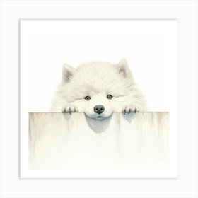 Samoyed 6 Art Print