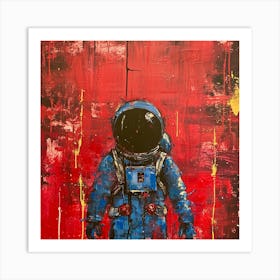 Astronaut In Space 5 Art Print