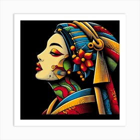 Exotic Beauty Artwork 67 Art Print