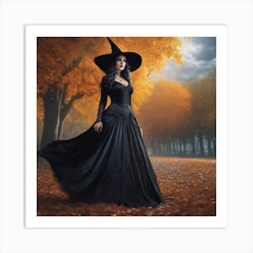 Witch In The Forest 1 Art Print