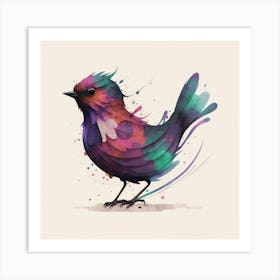 Colorful Bird 4 Art Print