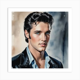 Elvis Presley Rock'n'Roll Art Print