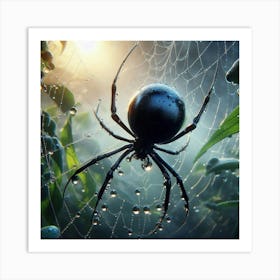 Black Widow Spider 1 Art Print