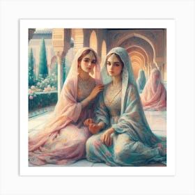 Islamic Girls Art Print