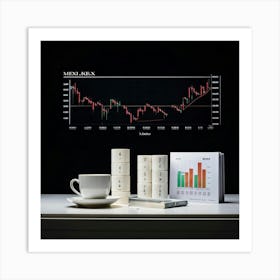 A Professional Business Setting Coming To Life Through A Definitive Graph The Subject Itself Is A C (1) 2 Art Print