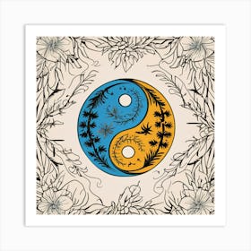 Yin Yang 2 Art Print