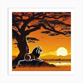 Lion King 24 Art Print
