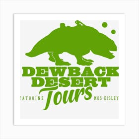 Dewback Desert Tours Art Print