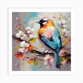 Bird On A Branch 1 Art Print