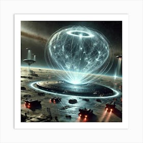 Eclipse Beam Array Stealth Systems Converted Art Print