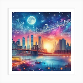 New York City Music Art Print