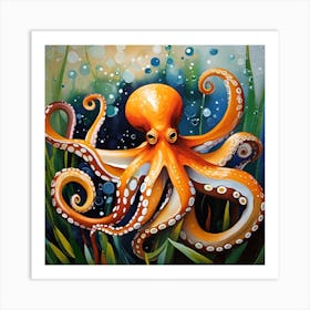 Octopus Art Print