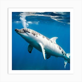 Dolphin - Dolphin Stock Videos & Royalty-Free Footage Art Print
