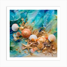 Seashells Art Print