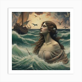 Mermaid 17 Art Print