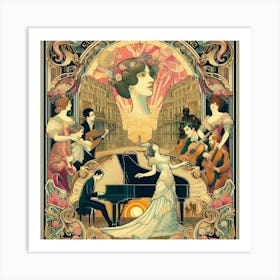 Symphony Of Music Art Print