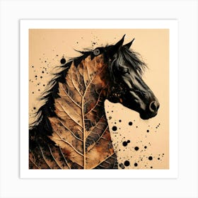 Creative Horse Beauty Illustration Nr 83 Art Print