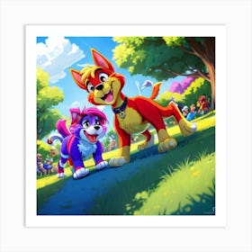 Disney Dogs Art Print