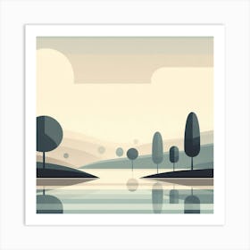 Lakeside Art Print