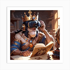 King Of Chess Art Print