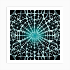 Abstract Fractal Pattern 2 Art Print