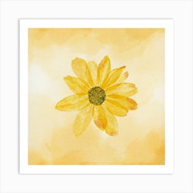 Yellow Daisy Art Print