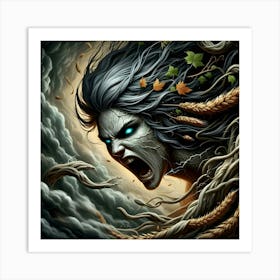 Goddess Of Plants Are Angry Art Print