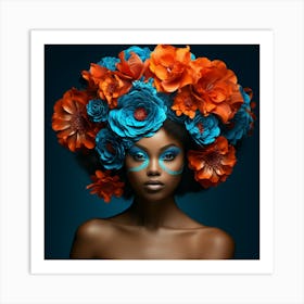 Afro-American Beauty 1 Art Print