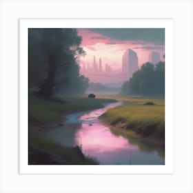 Cityscape 1 Art Print