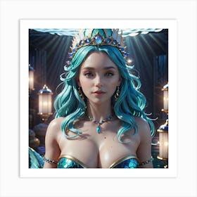 Mermaid 2 Art Print