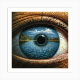 Eye Of The Ocean 1 Art Print