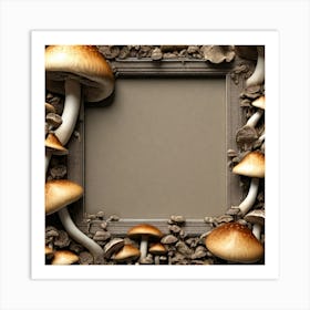 Mushroom Frame 7 Art Print