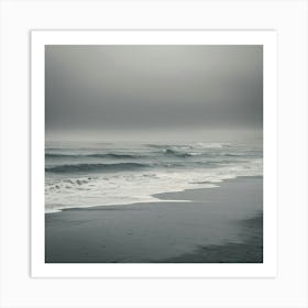 Stormy Day At The Beach 2 Art Print